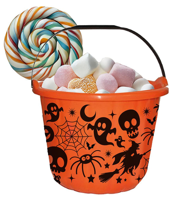 Halloween Eimer Orange 18cm