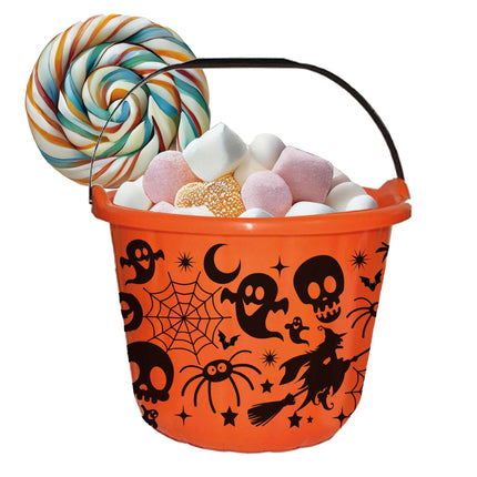 Halloween Eimer Orange 18cm