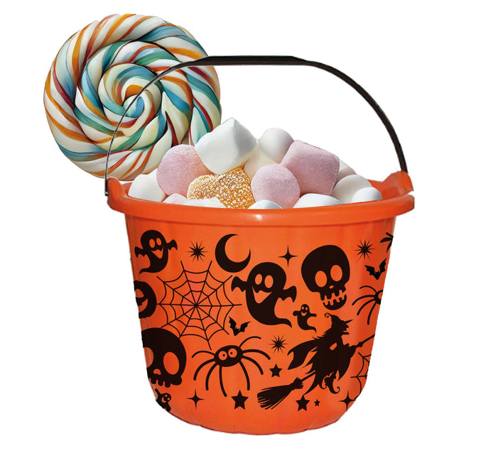 Halloween Eimer Orange 18cm