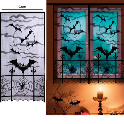 Halloween Fensteraufkleber Hexe 2,13m