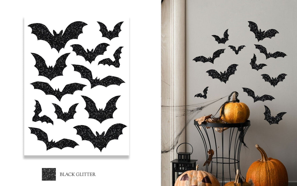 Halloween Fensteraufkleber Fledermaus 40cm