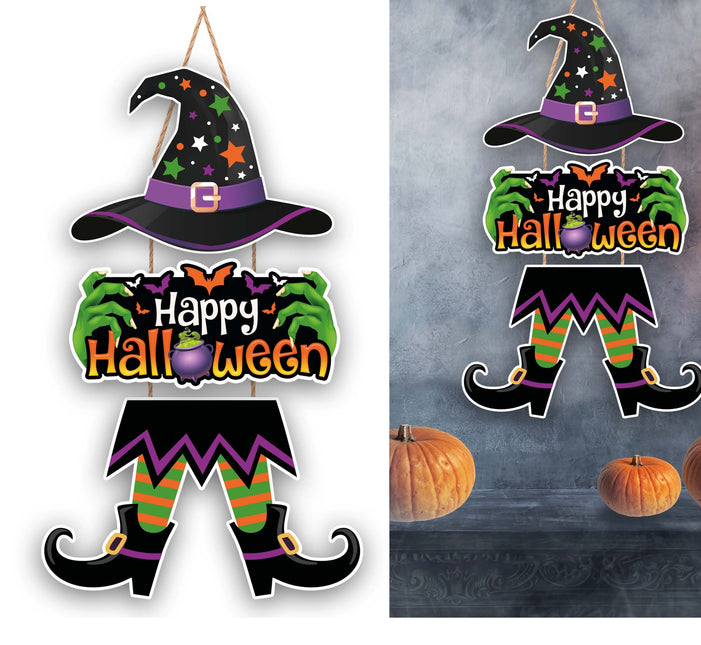 Halloween Wanddekoration Hexe