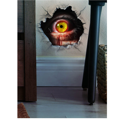 Halloween Wandaufkleber Eyehole 16cm