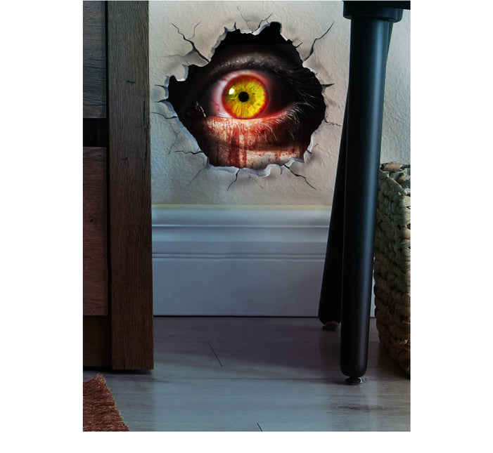 Halloween Wandaufkleber Eyehole 16cm