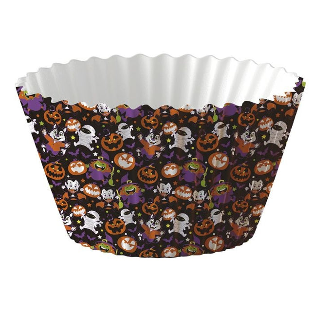 Halloween Cupcake-Formen Papier 5cm 50Stk.