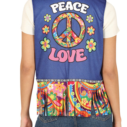 Peace & Love Hippie Strickjacke, Erwachsene