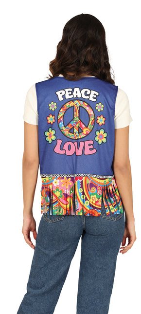 Peace & Love Hippie Strickjacke, Erwachsene