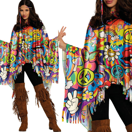 Poncho Hippie Frieden