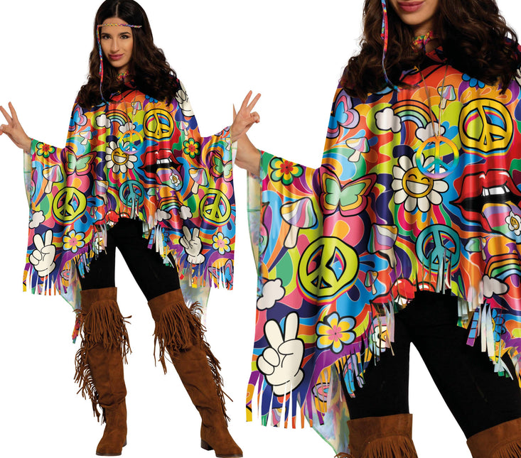 Poncho Hippie Frieden