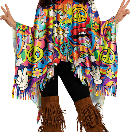 Poncho Hippie Frieden