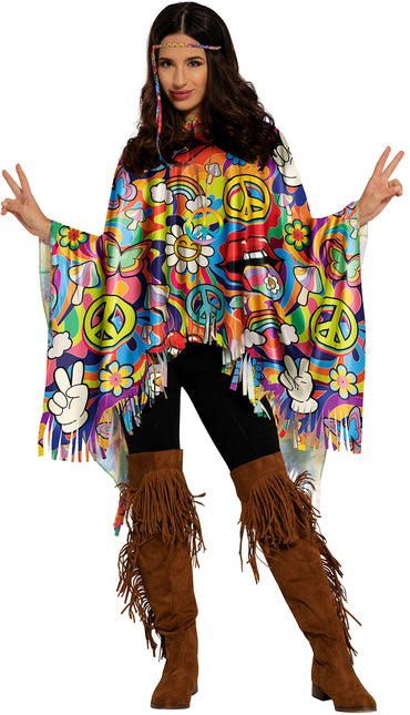 Poncho Hippie Frieden