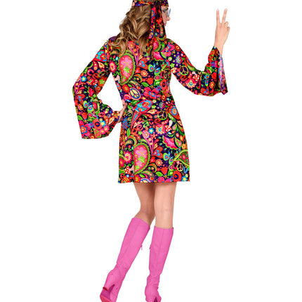 Hippie Lady Buntes Kostüm