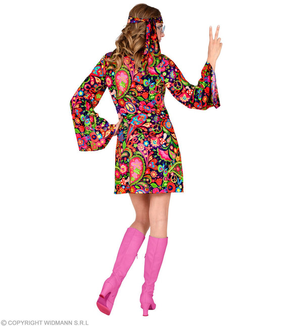 Hippie Lady Buntes Kostüm