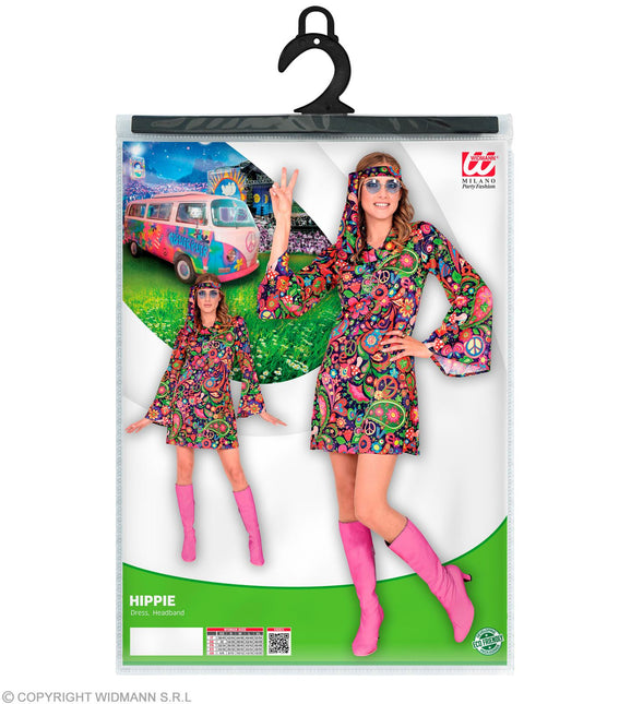 Hippie Lady Buntes Kostüm