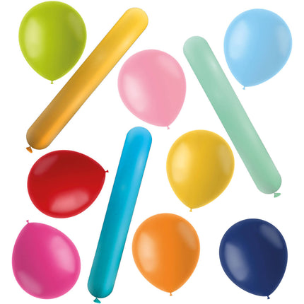 Bunte Luftballons Form 100 Stk.