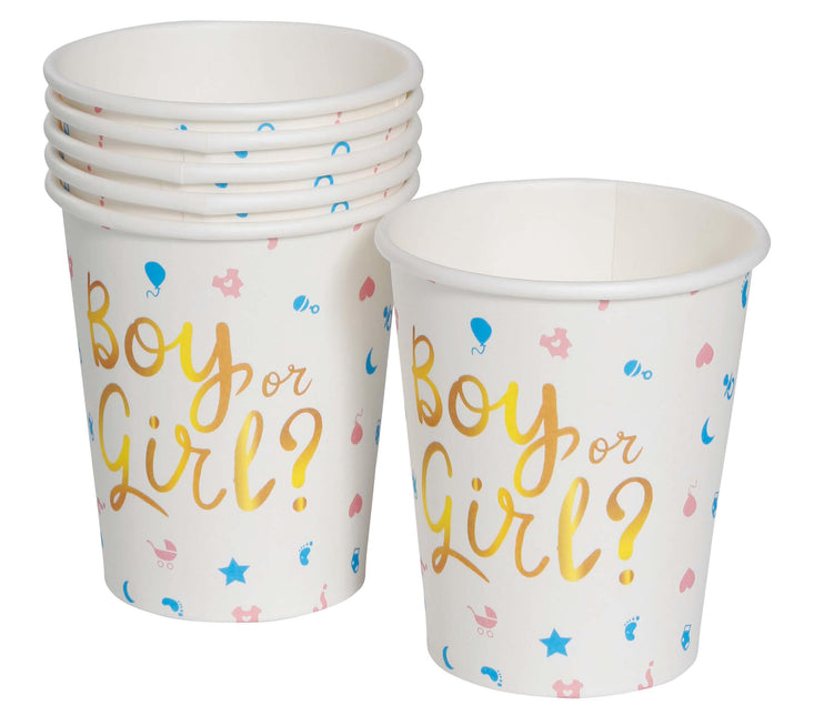 Gender Reveal Becher 200ml 6 Stk.