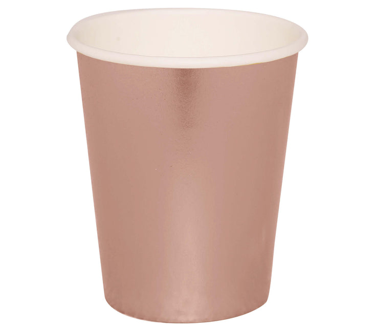 Rose Gold Becher 240ml 6 Stk.