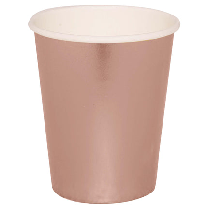 Rose Gold Becher 240ml 6 Stk.