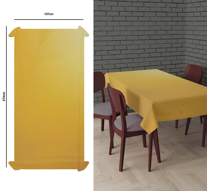 Goldene Tischdecke Metallic 2.74m