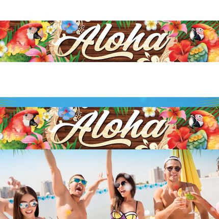 Aloha Sommer Stoffbanner x 150cm