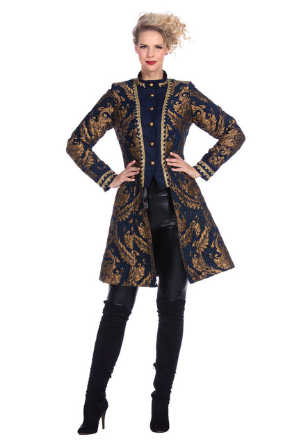 Steampunk Jacke Damen Lang