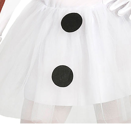 Schneemann Kleid Mädchen