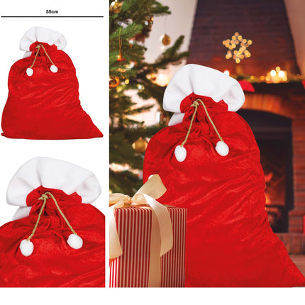 Weihnachtssack Rot 95cm