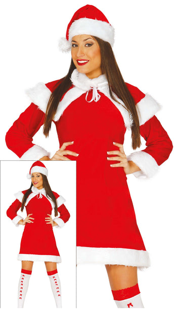 Weihnachtsmann Kleid Santa L