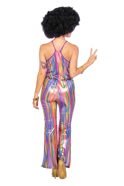 Disco Catsuit Regenbogen