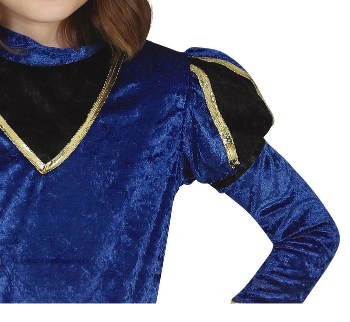 Pietenpak Kleid Kind Blau/Gold