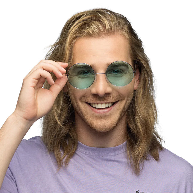 Hippie 60S Brille Grün Xl