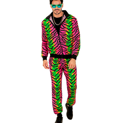 Tracksuit Neon Rave Kostüm