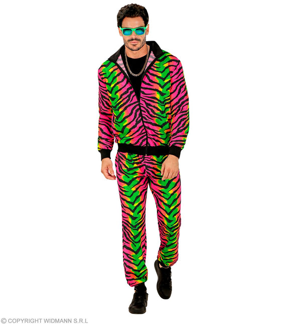 Tracksuit Neon Rave Kostüm