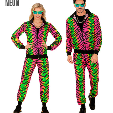 Tracksuit Neon Rave Kostüm