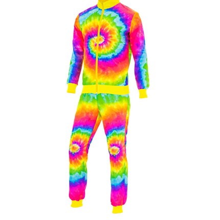 Regenbogen-Trainingsanzug Fault Tie Dye