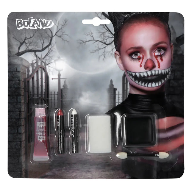 Halloween Makeup Set Katze 5 Stück