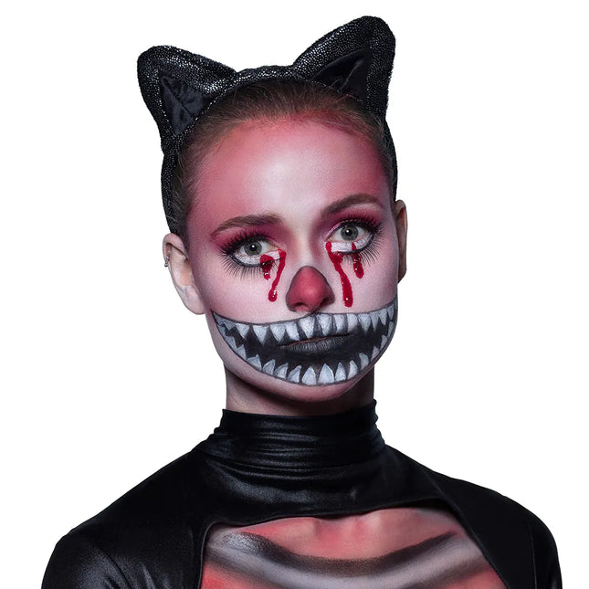 Halloween Makeup Set Katze 5 Stück