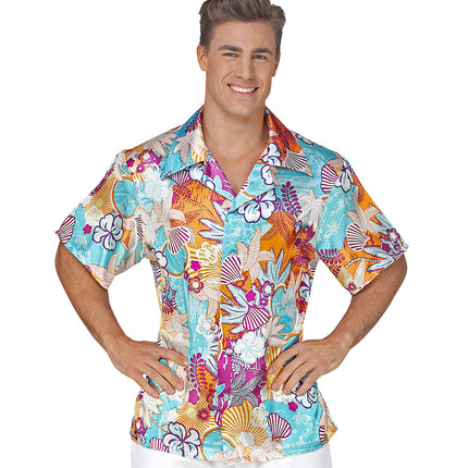 Hawaii Hemd Satin Kostüm