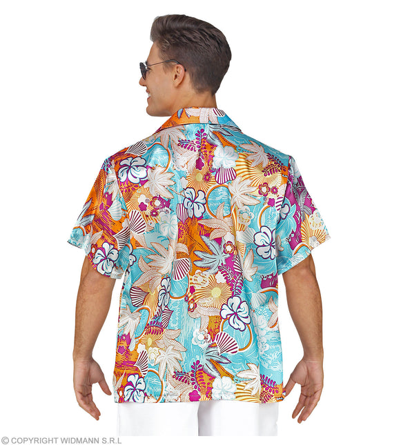 Hawaii Hemd Satin Kostüm