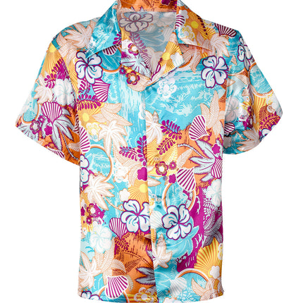 Hawaii Hemd Satin Kostüm