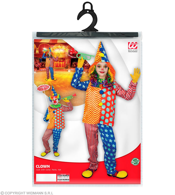 Clown Buntes Kostüm Kind