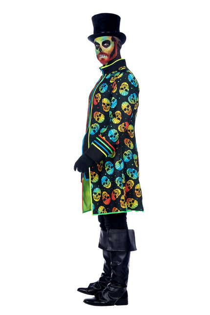 Jacke Neon Totenkopf