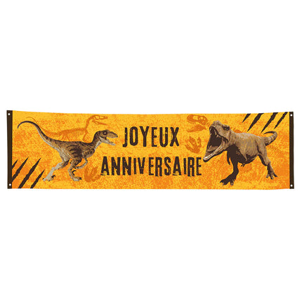 Dinosaurier Banner Joyeux Anniversaire