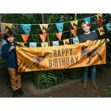 Dinosaurier Banner Joyeux Anniversaire