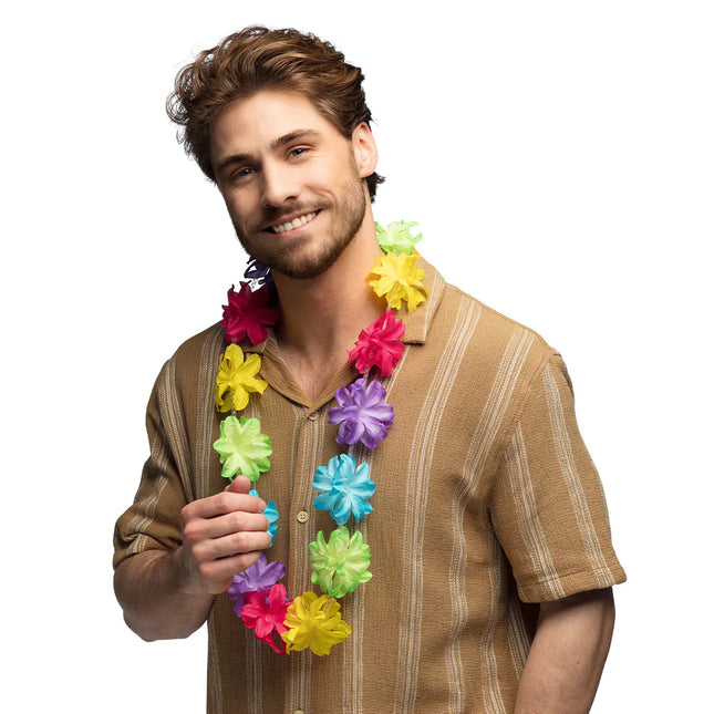 Bunte Hawaii Kranz Blumen