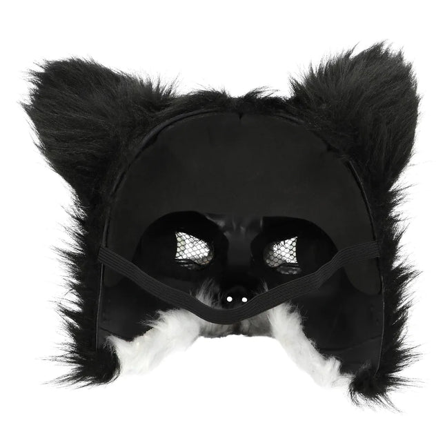 Schwarze und weiße Maske Husky Plüsch