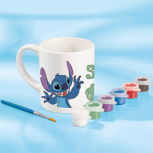 Stitch Mug DIY Inklusive Farbe und Pinsel