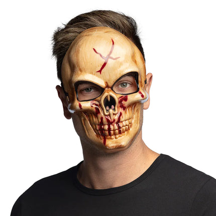 Halloween Maske Nacktes Skelett