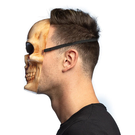 Halloween Maske Nacktes Skelett