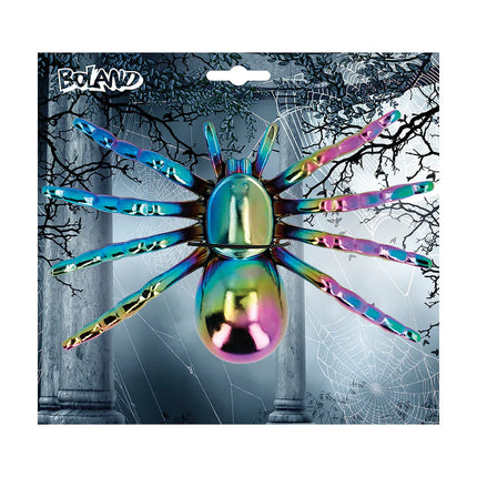 Regenbogen Fake Spinne 17cm